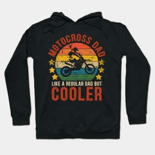 Motocross Dad Funny Vintage Motocross Father's Day Gift Hoodie